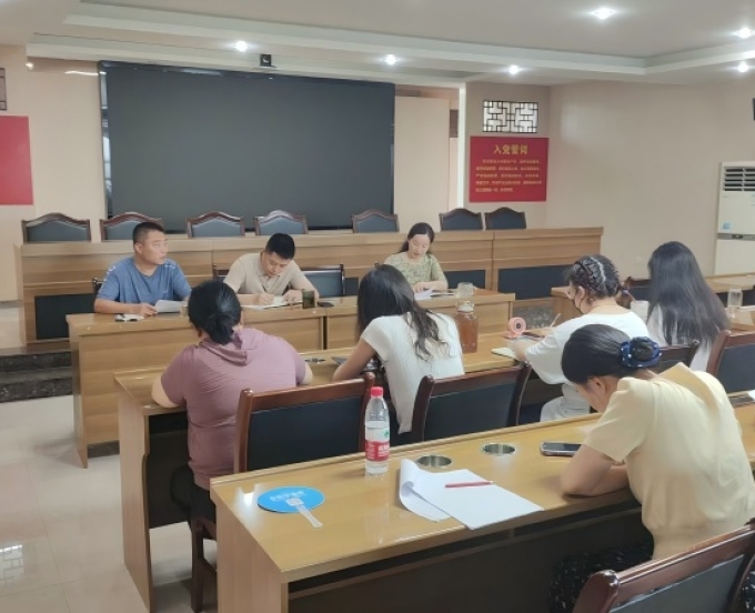三大队财务科组织召开7月财务工作会